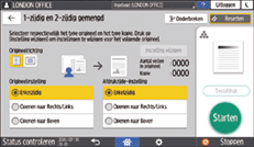 Afbeelding van bedieningspaneel