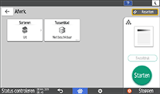 Afbeelding van bedieningspaneel