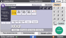 Afbeelding van bedieningspaneel