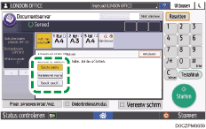 Afbeelding van bedieningspaneel