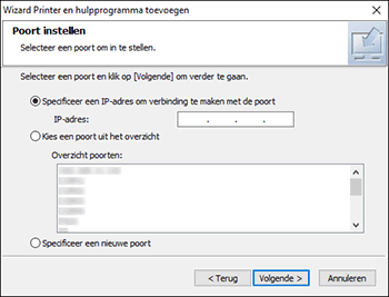 Illustratie stuurprogrammascherm