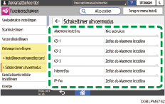 Afbeelding van bedieningspaneel