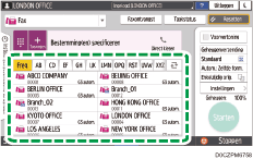 Afbeelding van bedieningspaneel