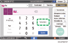 Afbeelding van bedieningspaneel