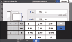 Afbeelding van bedieningspaneel