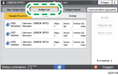 Afbeelding van bedieningspaneel
