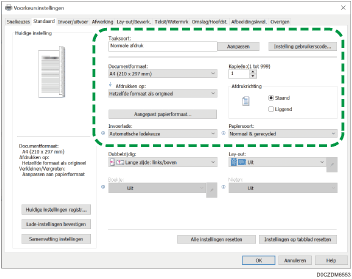 Illustratie stuurprogrammascherm