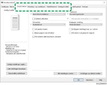 Illustratie stuurprogrammascherm