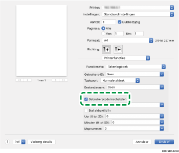 Illustratie stuurprogrammascherm