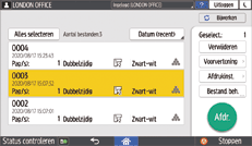 Afbeelding van bedieningspaneel