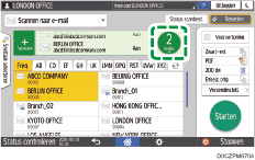 Afbeelding van bedieningspaneel