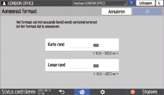 Afbeelding van bedieningspaneel