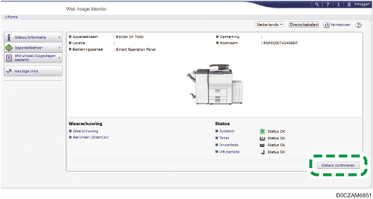 Afbeelding internetbrowserscherm