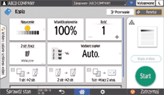 ilustracja ekranu panela operacyjnego