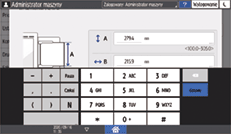 ilustracja ekranu panela operacyjnego