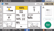 ilustracja ekranu panela operacyjnego