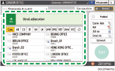 ilustracja ekranu panela operacyjnego
