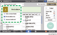 ilustracja ekranu panela operacyjnego