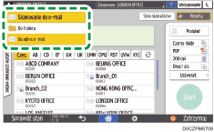 ilustracja ekranu panela operacyjnego