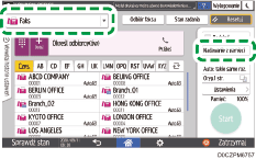 ilustracja ekranu panela operacyjnego