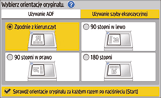 ilustracja ekranu panela operacyjnego