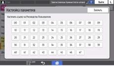 Иллюстрация экрана панели управления