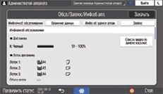 Иллюстрация экрана панели управления