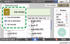 Bild på användarpanelens skärm