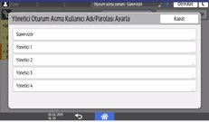 İşletim paneli ekran görseli