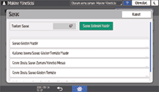 İşletim paneli ekran görseli