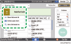 İşletim paneli ekran görseli