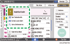 İşletim paneli ekran görseli