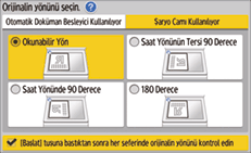 İşletim paneli ekran görseli