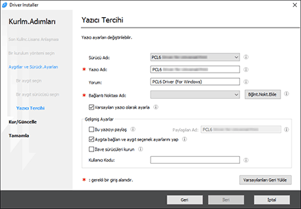 Sürücü yükleyici görseli