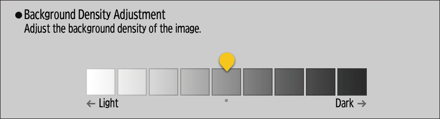 Operation panel screen illustration