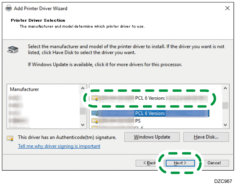 Driver screen illustration