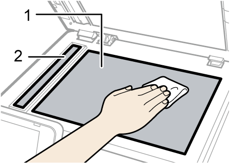 Exposure glass illustration numbered callout illustration