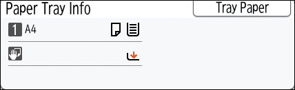 Operation panel screen illustration