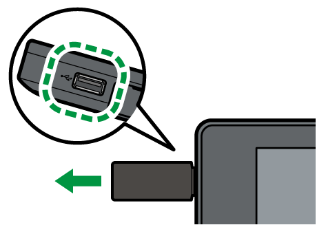 Control panel illustration numbered callout illustration