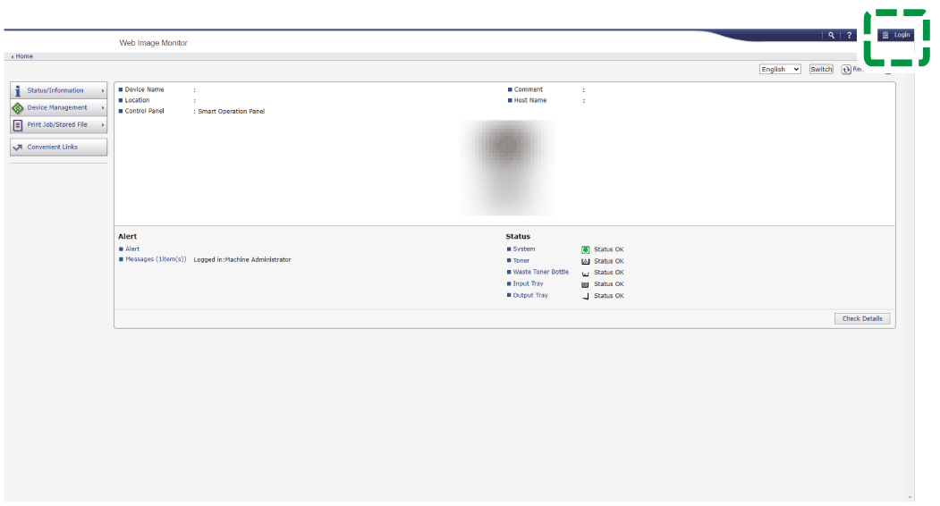 Web browser screen illustration
