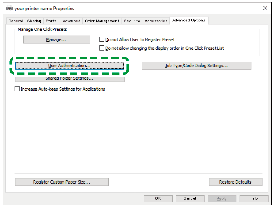 Driver screen illustration