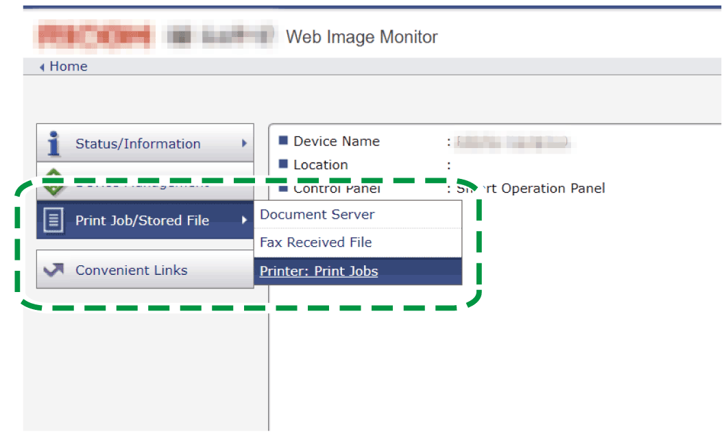 Web browser screen illustration