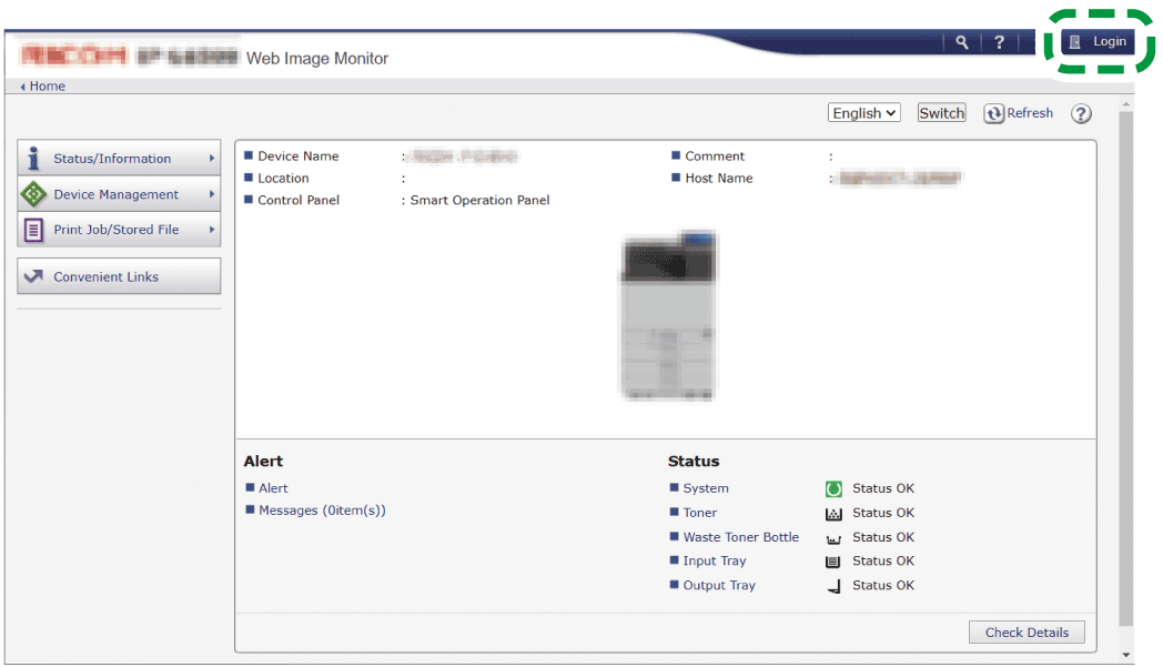 Web browser screen illustration
