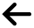 Left arrow