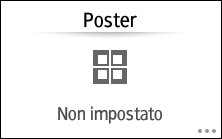 Illustrazione della schermata sul pannello di controllo