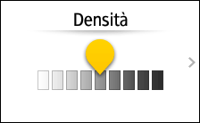 Illustrazione della schermata sul pannello di controllo