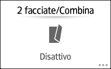 Illustrazione della schermata sul pannello di controllo