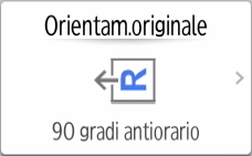 Illustrazione della schermata sul pannello di controllo