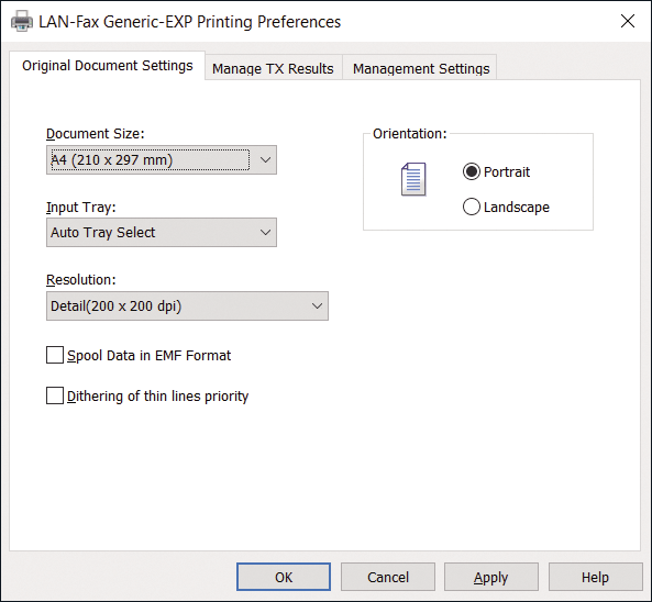 Illustrazione della schermata del driver