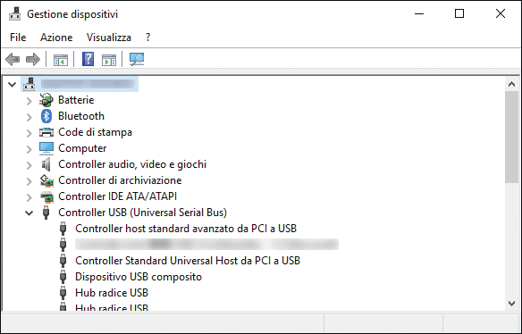 Illustrazione della schermata del driver